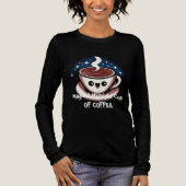 Magischer Mitternachtskaffee Tri-Blend Shirt (Vorderseite)