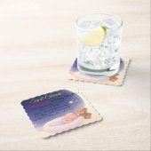 Magischer Mond 1. Geburtstag Sake Einladung Untersetzer (Vor Ort)