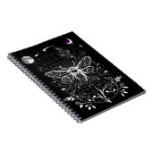 Magischer Mond und Moth Notizblock (Rechte Seite)