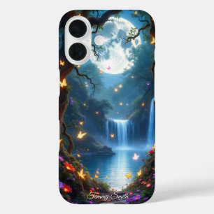 Magischer Mondwald   Fantasy Glow Phone Case