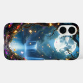 Magischer Mondwald | Fantasy Glow Phone Case (Rückseite (Horizontal))