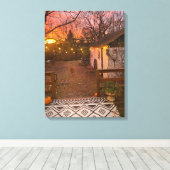 Magischer Morgen Leinwanddruck (Insitu (Holzboden))