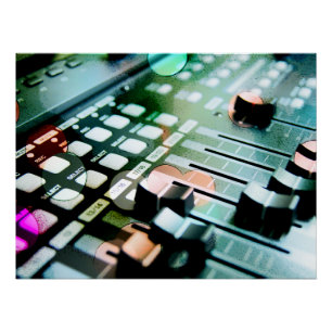 Magischer Musik-Mixer Poster