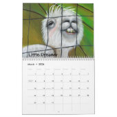 magischer mystischer Alpakas-Kalender Kalender (Mär 2026)