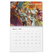 magischer mystischer Alpakas-Kalender Kalender (Feb 2026)