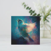 Magischer Mystischer Songbird, der seinen Song sin (Stehend Vorderseite)