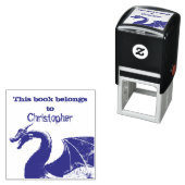 Magischer Mythischer Drache Dieses Buch gehört Permastempel (Beispiel)