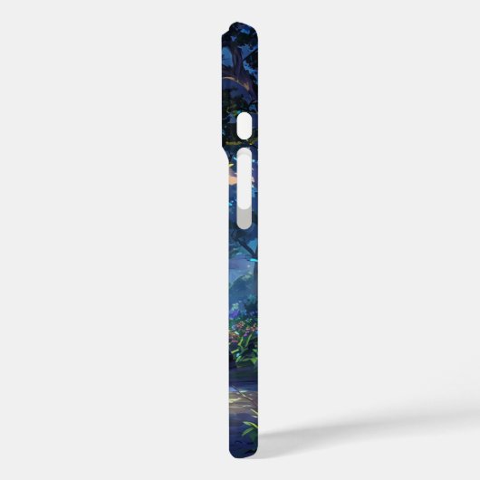 Magischer Nachtwaldpfad Case-Mate iPhone Hülle (Rückseite / Links)