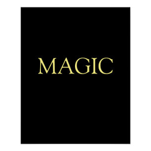 MAGISCHER NAME TEXT INSPIRATION MOTIVATION POSTER