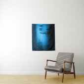 Magischer Nebel in schneebedecktem Fichtenwald Wandteppich (Beispiel)