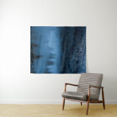 Magischer Nebel über schneebedeckten Fichtenwald Wandteppich (Beispiel (Horizontal))