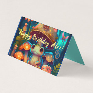 Magischer niedlicher Froschpilz