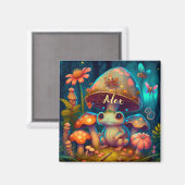 Magischer niedlicher Froschpilz Schlüsselanhänger Magnet