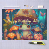 Magischer niedlicher Froschpilz Seidenpapier (Handwerk)