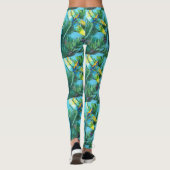 Magischer Niedlicher Libellenbaum Leggings (Rückseite)
