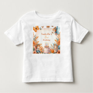 Magischer Orangefarbener Garten - Geburtstag Kleinkind T-shirt