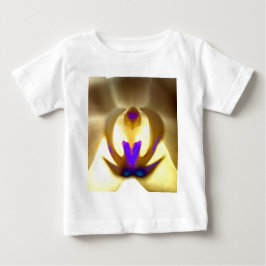 Magischer Orchid Print White T - Shirt