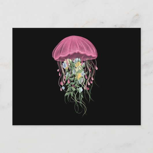 Magischer Ozean: Die Quallen Postkarte (Vorderseite)