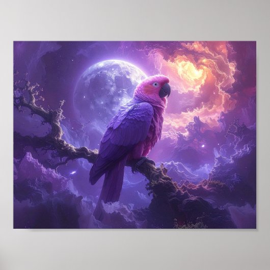 Magischer Papagei Poster (Vorne)
