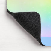 Magischer Pastellregenbogen Mousepad (Ecke)