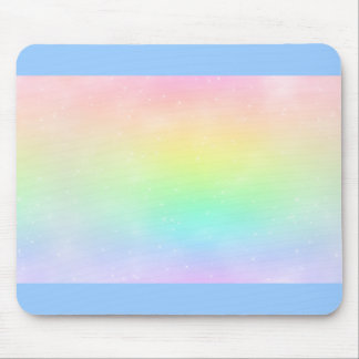 Magischer Pastellregenbogen Mousepad