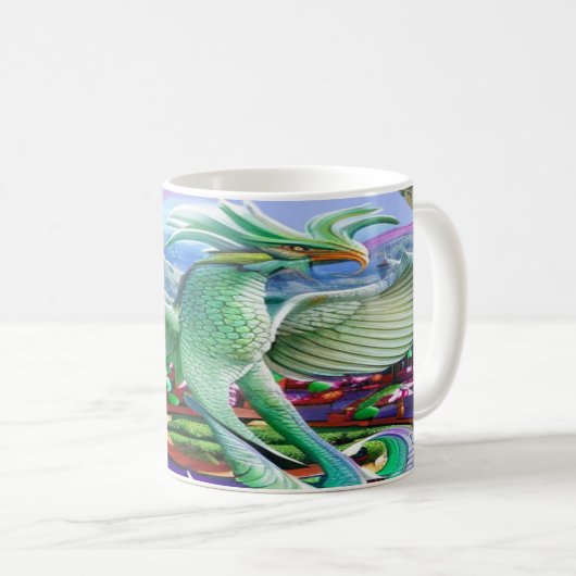 Magischer Phönix Kaffeetasse (VorderseiteRechts)