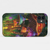 Magischer Pilz Case-Mate iPhone Hülle (Rückseite (Horizontal))
