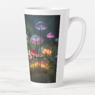 Magischer Pilzwald-Becher - Leuchtendes Cottagecor Milchtasse