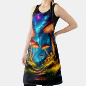 Magischer Pilzwald Mitternacht Schürze (InSitu)