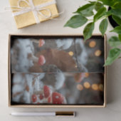 Magischer Pilzwald zu Weihnachten Seidenpapier (Geschenk)