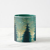 Magischer Pinienwald Tasse (Zentrum)