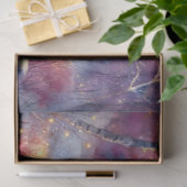 Magischer Polar Bär & Lattern in der Holzlanddekou Seidenpapier (Geschenk)