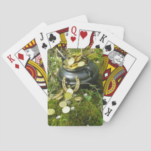 "Magischer Pot aus Gold!" Spielkarten