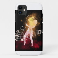 Magischer Power von Musik und Sänger Phone Case