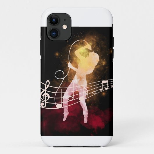 Magischer Power von Musik und Sänger Phone Case (Rückseite)