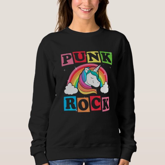 Magischer Punk Rock 1 Sweatshirt (Vorderseite)