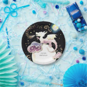 Magischer Radiant Dragon zum Geburtstag Pappteller (Party)
