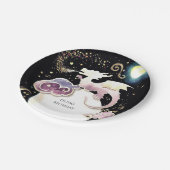 Magischer Radiant Dragon zum Geburtstag Pappteller (Schrägansicht)