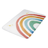 Magischer Regenbogen Badematte (Schrägansicht)
