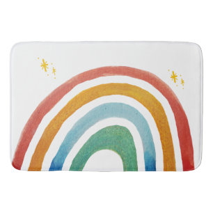Magischer Regenbogen Badematte