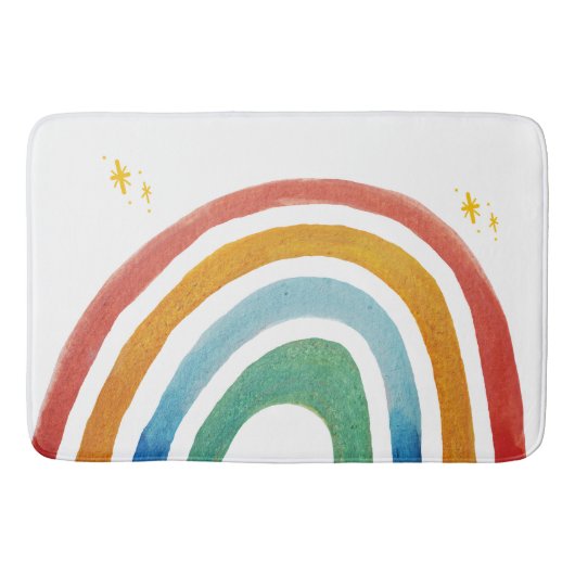 Magischer Regenbogen Badematte (Vorderseite)