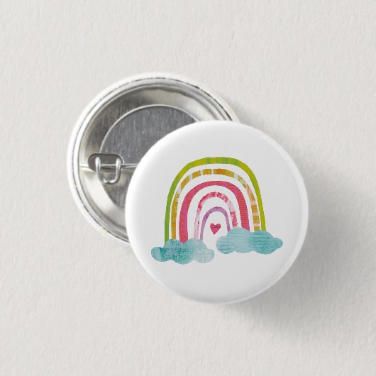 Magischer Regenbogen Button (Vorne & Hinten)