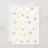 Magischer Regenbogen Einhorn Geburtstag Einladung (Rückseite)