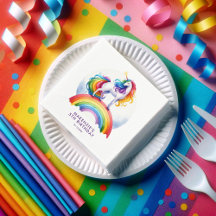Magischer Regenbogen Einhorn Geburtstag