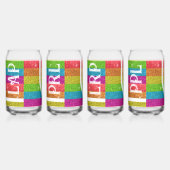 Magischer Regenbogen Einhorn Glitzer Whimsical Geb Dosenglas (Rechts)