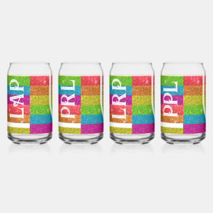 Magischer Regenbogen Einhorn Glitzer Whimsical Geb Dosenglas