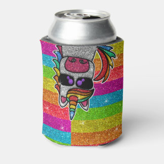 Magischer Regenbogen Einhorn Glitzer Whimsical Geb Dosenkühler