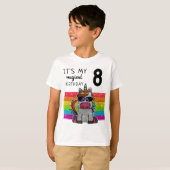 Magischer Regenbogen Einhorn Glitzer Whimsical Geb T-Shirt (Vorne ganz)