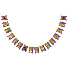 Magischer Regenbogen Einhorn Glitzer Whimsical Geb Wimpelkette