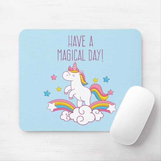 Magischer Regenbogen Einhorn Mousepad (Mit Mouse)